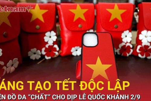 Người thợ đặc biệt và những sản phẩm cờ đỏ sao vàng thắp lửa yêu nước