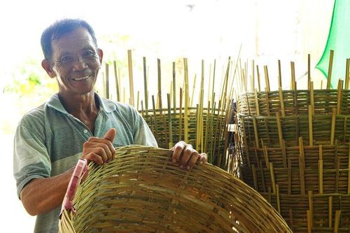 Xóm đan cần xé ở Tân Hội