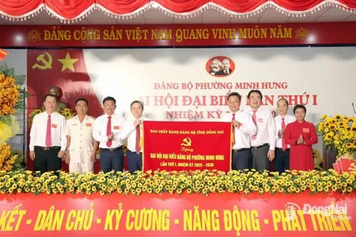 CHÀO MỪNG ĐẠI HỘI ĐẢNG BỘ CÁC CẤP, ĐẠI HỘI ĐẢNG BỘ TỈNH NHIỆM KỲ 2025-2030 VÀ ĐẠI HỘI LẦN THỨ XIV CỦA ĐẢNG Phát triển phường Minh Hưng thành đô thị xanh, văn minh, hiện đại
