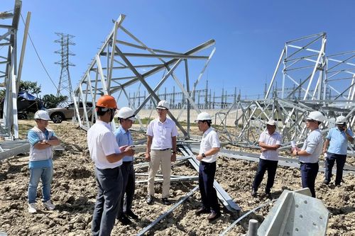 Đẩy nhanh tiến độ Dự án Đấu nối đường dây 110kV sau trạm biến áp 220kV Vạn Ninh