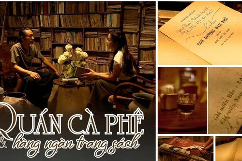 Quán cà phê và hàng ngàn trang sách