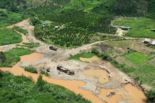 Đề nghị phối hợp xử lý triệt để việc khai thác cát lậu giáp ranh Lâm Đồng - Đắk Lắk