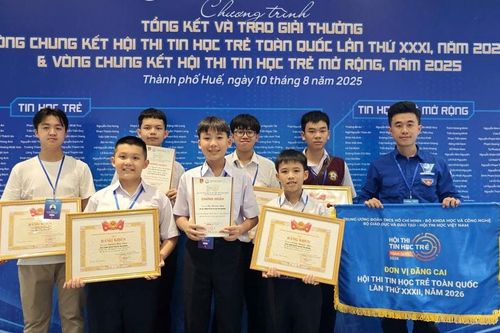 Lâm Đồng giành 7 giải tại Hội thi Tin học trẻ toàn quốc 2025