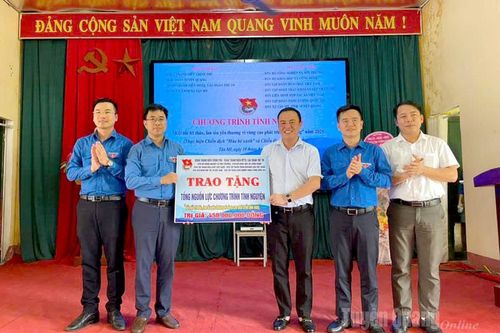 Hơn 500 triệu đồng thực hiện các công trình, phần việc thanh niên tại xã Tân Mỹ