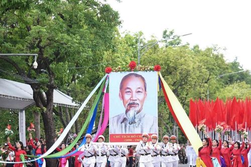Những hình ảnh ấn tượng của 3.000 cán bộ, chiến sĩ tham gia 'Ngày hội vì Thủ đô bình yên'