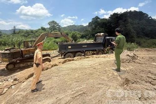 Phối hợp xử lý triệt để việc khai thác cát lậu giáp ranh hai tỉnh Lâm Đồng - Đắk Lắk
