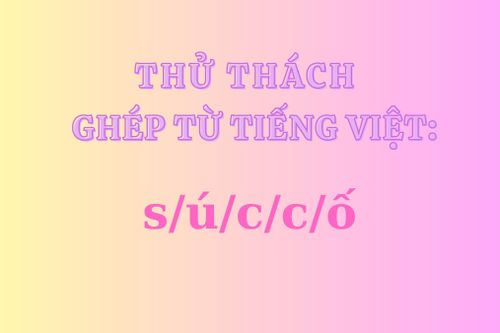 Câu đố ghép từ 'gây lú', đố bạn đoán được trong 10 giây