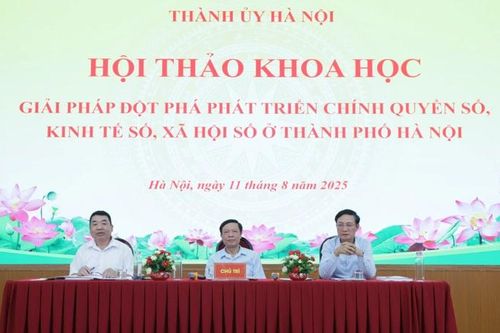 Các chuyên gia bàn giải pháp đột phá phát triển chính quyền số, kinh tế số, xã hội số Hà Nội