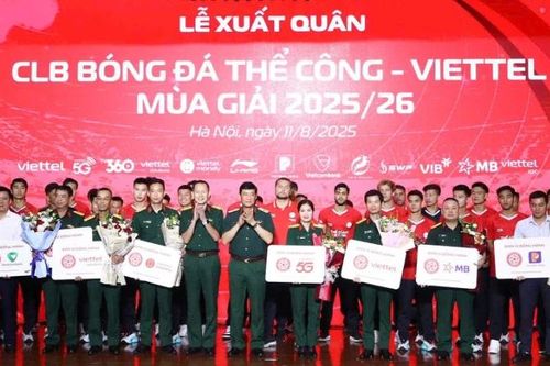 Thể Công - Viettel quyết chinh phục ngôi vương V.League 2025/26