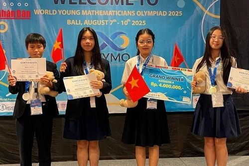Việt Nam giành 4 huy chương tại Olympic nhà Toán học Trẻ Thế giới 2025