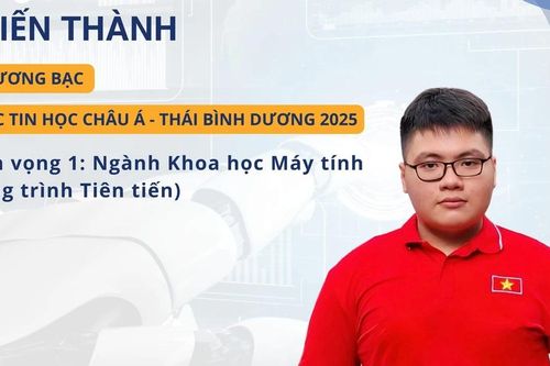 Trường đại học tại TP. HCM cấp học bổng 300 triệu đồng cho nam sinh giành Huy chương Vàng Olympic Tin học quốc tế 2025