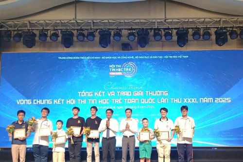 Học sinh An Giang đoạt giải cao tại vòng Chung kết Hội thi Tin học trẻ toàn quốc