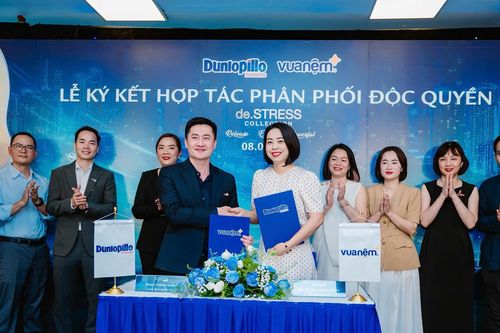 Dunlopillo và Vua Nệm hợp tác phân phối độc quyền bộ sưu tập de.STRESS