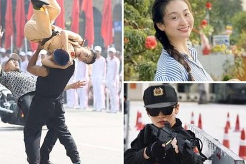 Ảnh đời thường thanh thuần của nữ Đại úy tung người trên không, quật ngã 'quái xế' trên Hồ Gươm