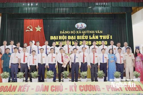 Đảng bộ xã Quỳnh Văn tổ chức Đại hội đại biểu lần thứ nhất, nhiệm kỳ 2025 - 2030