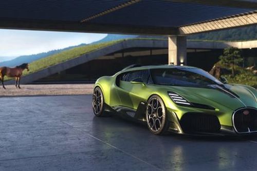 Chiêm ngưỡng ngoại hình cơ bắp của siêu xe Bugatti