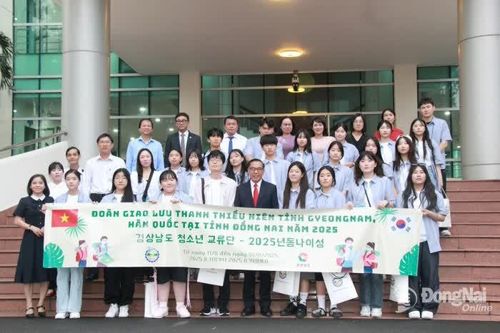 Đoàn thanh, thiếu niên tỉnh Gyeongnam, Hàn Quốc giao lưu tại Đồng Nai