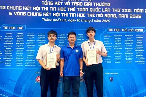 Gia Lai đạt 5 giải thưởng tại Hội thi Tin học trẻ toàn quốc lần thứ XXXI