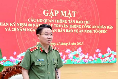 Công an tỉnh gặp mặt các cơ quan thông tấn báo chí