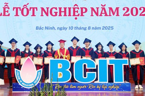 Hơn 800 sinh viên Trường Cao đẳng Kỹ thuật Công nghiệp tốt nghiệp, tỷ lệ có việc làm trên 96%