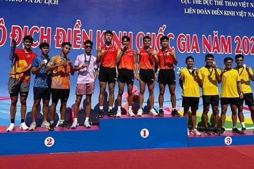 Đoàn CAND tiếp tục 'gặt vàng' tại Giải vô địch Điền kinh Quốc gia 2025