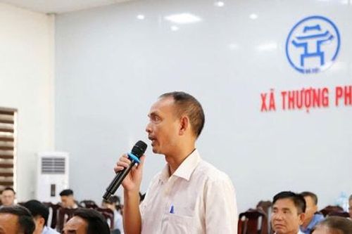 Xã Thượng Phúc triển khai chủ trương thực hiện Dự án đường sắt tốc độ cao Bắc - Nam