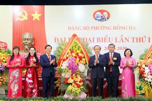 Đại hội đại biểu Đảng bộ phường Hồng Hà lần thứ I, nhiệm kỳ 2025 - 2030