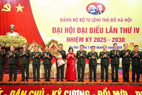Đồng chí Bùi Thị Minh Hoài giữ chức Bí thư Đảng ủy Bộ Tư lệnh Thủ đô Hà Nội nhiệm kỳ 2025-2030