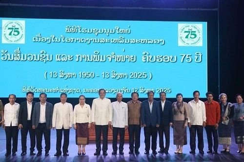 Lào kỷ niệm 75 năm Ngày truyền thống ngành báo chí và xuất bản