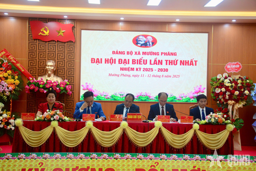 Đảng bộ xã Mường Phăng tổ chức Đại hội đại biểu lần thứ I, nhiệm kỳ 2025-2030