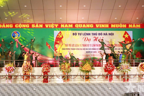 Dạ hội thanh niên chào mừng thành công Đại hội Đảng bộ Bộ tư lệnh Thủ đô Hà Nội