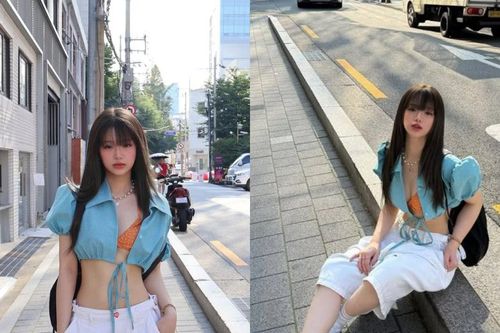 Linh Ka không ngại thử phong cách mới khoe eo thon 'con kiến'