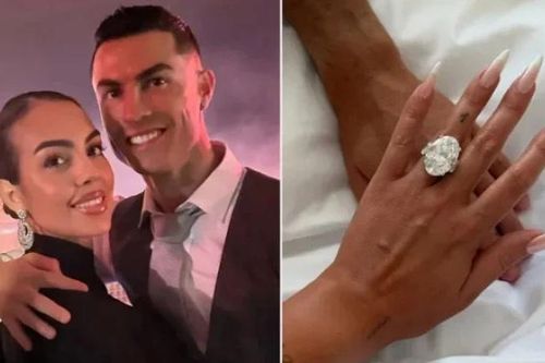 C.Ronaldo cầu hôn bạn gái bằng nhẫn kim cương siêu khủng