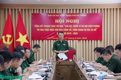 BĐBP thành phố Hải Phòng phát huy hiệu quả phong trào thi đua thực hiện văn hóa công sở