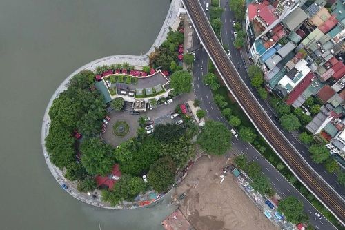 Doanh nghiệp xin giữ lại 568 m2 bán đảo hồ Đống Đa để kinh doanh, cơ quan chức năng phản hồi gì?