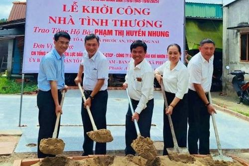PV Power NT khởi công xây dựng nhà tình thương cho hộ gia đình có hoàn cảnh đặc biệt khó khăn tại xã Phước An (Đồng Nai)