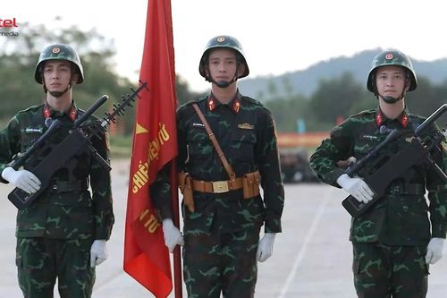 Thượng úy Lê Hoàng Hiệp gây ấn tượng trong 'Sao nhập ngũ 2025'