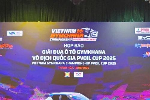 30 tay đua hàng đầu Việt Nam tranh tài ở giải đua ô tô Gymkhana vô địch quốc gia 2025