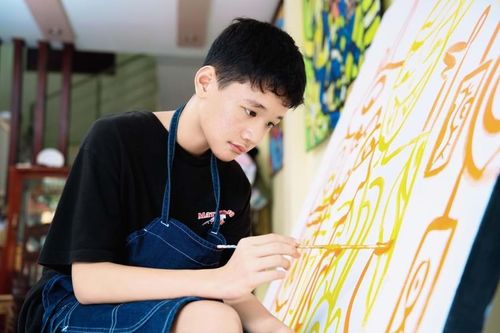 Giấc mơ mang tên mình của họa sĩ 13 tuổi Phạm Hải Nguyên