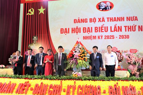 Đảng bộ xã Thanh Nưa tổ chức Đại hội lần thứ nhất, nhiệm kỳ 2025 - 2030