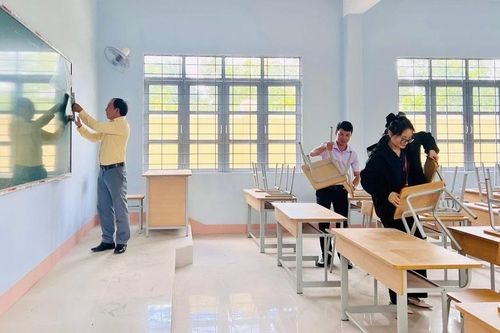 Trường học vùng biên Gia Lai chủ động chuẩn bị cho năm học mới