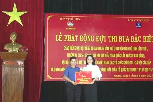 Kbang phát động xây dựng tủ sách cơ sở