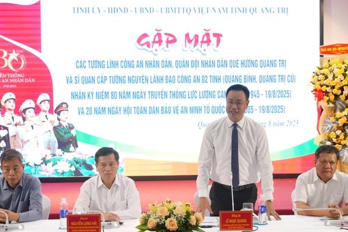 Gặp mặt tướng lĩnh Công an, Quân đội quê hương Quảng Trị