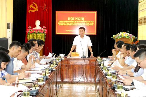 Thống nhất rà soát, đề xuất áp dụng, bãi bỏ văn bản quy phạm pháp luật trước khi sáp nhập tỉnh