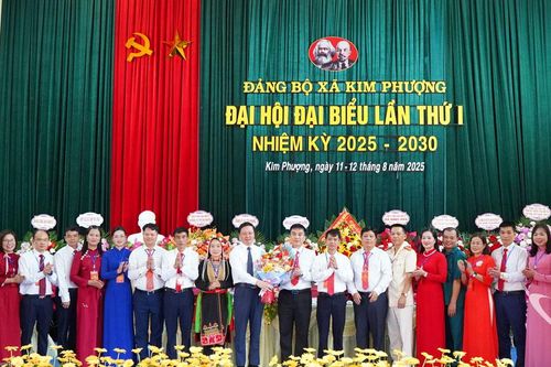 Đảng bộ xã Kim Phượng xác định 5 nhiệm vụ trọng tâm, 2 đột phá trong nhiệm kỳ mới