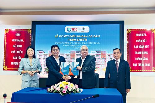 Becamex TDC và Global Corp ký kết Term Sheet chuyển nhượng Lô E15: Thúc đẩy chiến lược huy động vốn và mở rộng hợp tác tại KDC Hòa Lợi