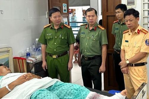Điều tra vụ nam thanh niên lao xe tông gãy chân trung tá CSGT trên quốc lộ 1 qua Lâm Đồng