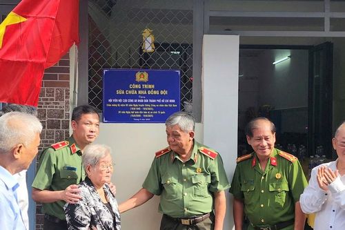 TP. Hồ Chí Minh: Khánh thành 'Mái ấm nghĩa tình' tri ân Cựu CAND có hoàn cảnh khó khăn