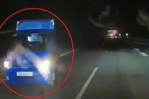 Phạt 35 triệu đồng tài xế đi ngược chiều trên cao tốc