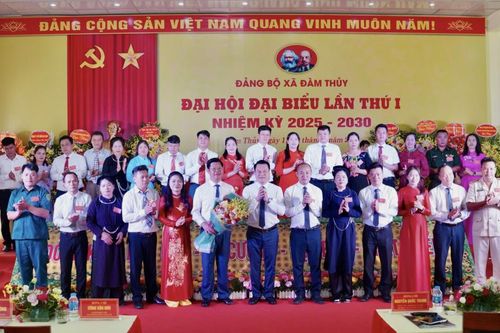 Đại hội đại biểu Đảng bộ xã Đàm Thủy lần thứ I, nhiệm kỳ 2025 - 2030